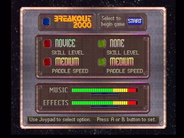 Breakout 2000 screenshot 7 for Jaguar